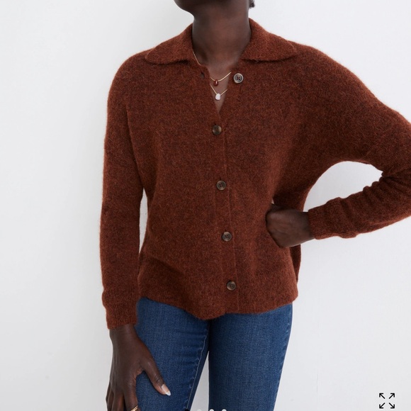 madewell Carrabelle Polo cardigan sweater size s - Picture 1 of 2